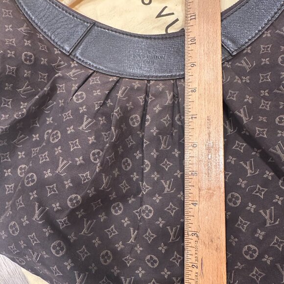 Louis Vuitton Hobo Croissant Moon Sling Bag - Brown Monogram Logo Cross Body - Picture 9 of 10